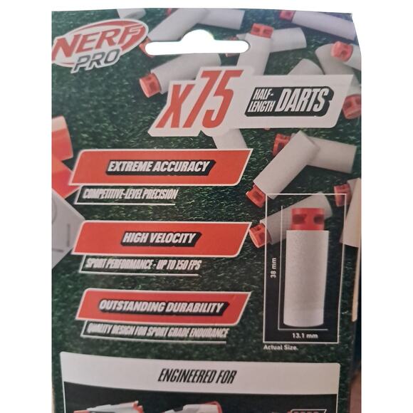 Copied - Hasbro Nerf Pro Half Length Darts 75 Darts In Package - Picture 3 of 4